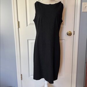 MM Lafleur The Lydia Women’s Gray Sleeveless Sheath Dress Twist Strap Size 14